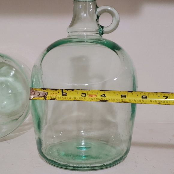 (3) gallon jug jar glass with handle - Picture 9 of 9